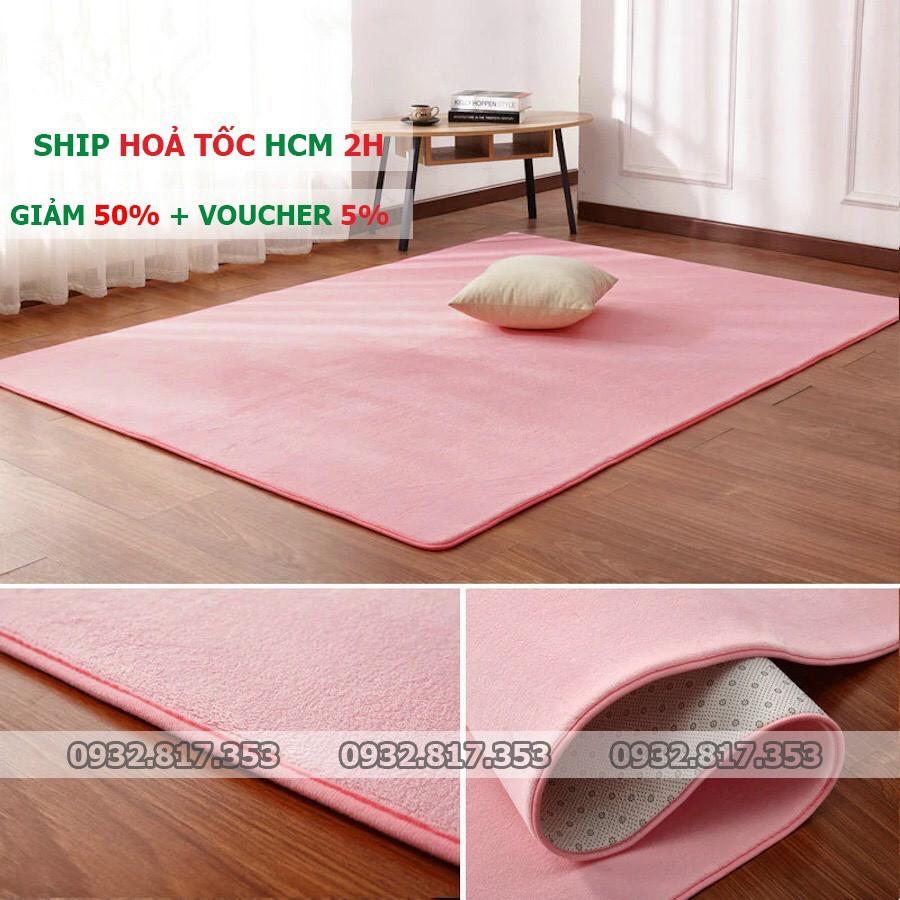 Thảm Nhung Cao Cấp | 1m6 x2m và 1m6 x1m | Thảm Trang Trí Phòng Khách - Phòng Ngủ - Thảm Trải Sofa - Thảm Dành Cho Bé