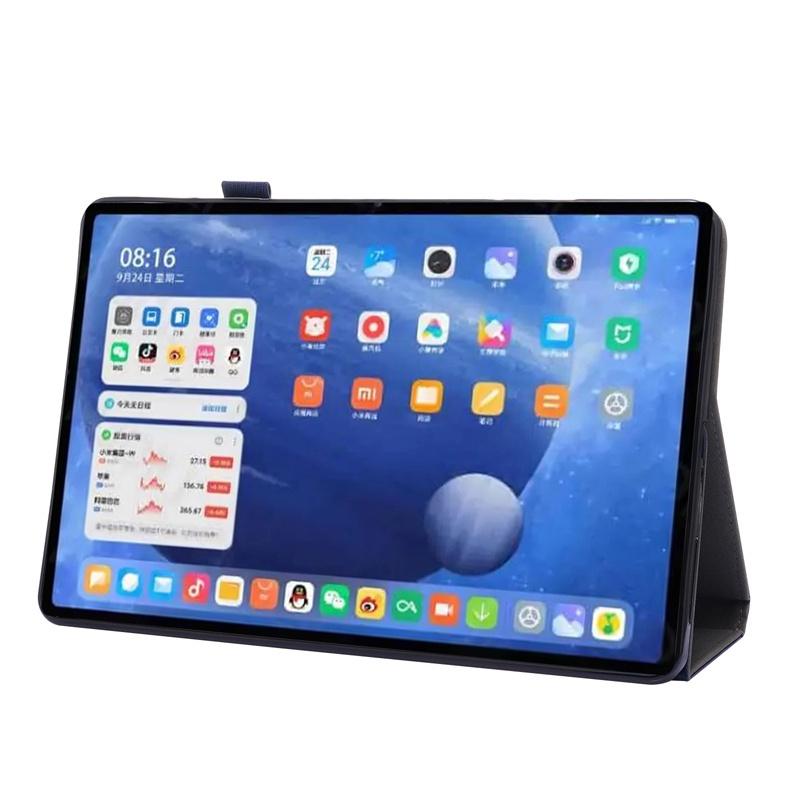 Bao da máy tính bảng bề mặt da có giá đỡ cho Xiaomi Pad 5