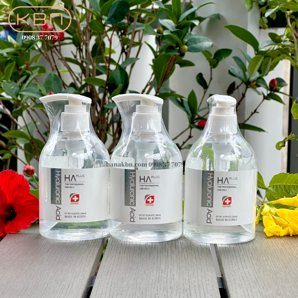 Combo 3 serum HA Plus, Tinh chất cấp ẩm Hàn Quốc 300ml - Tặng 3 Mặt Nạ Cấp Ẩm Soothing