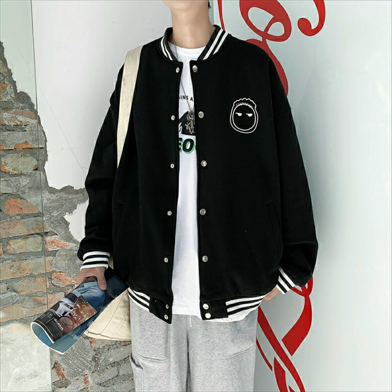 Áo Khoác Cardigan VERMONT Đen Thuê Tay UNISEX