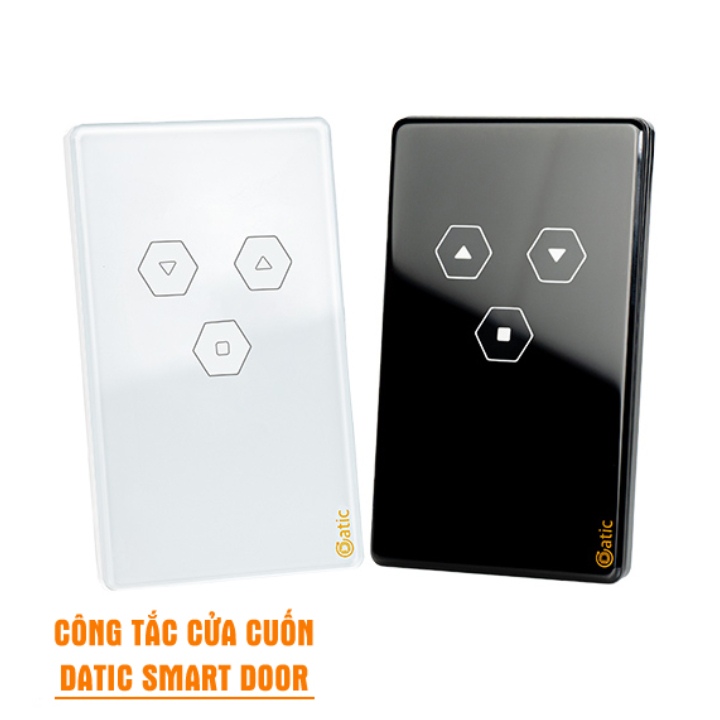 Công Tắc Cửa Cuốn Hunonic Datic Smart Door màu đen, màu trắng - Hàng chính hãng