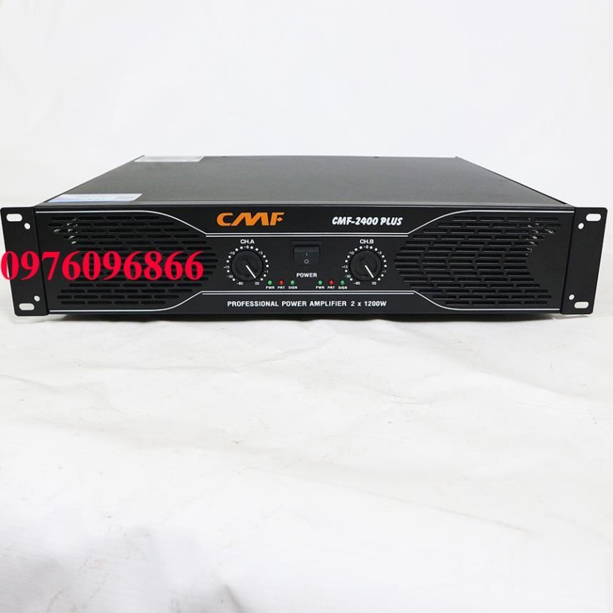 Cục đẩy công suất CMF-2400 plus,24 sò,đánh bass 30,nhập khẩu