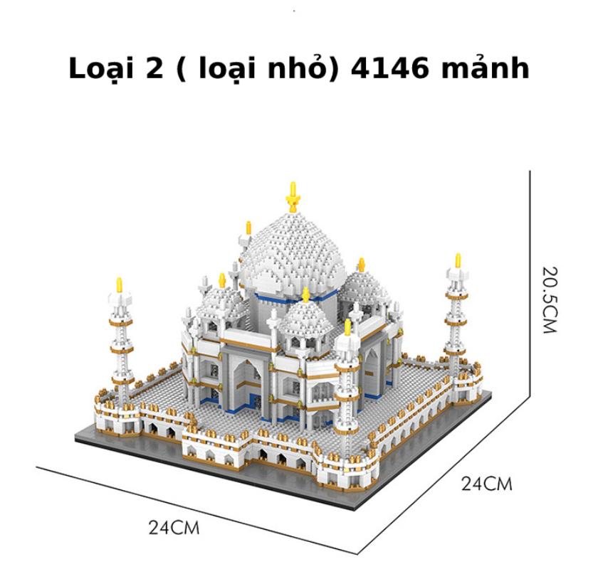 Đồ chơi lắp ráp xếp hình Lăng Taj Mahal giúp trẻ phát triển trí tuệ