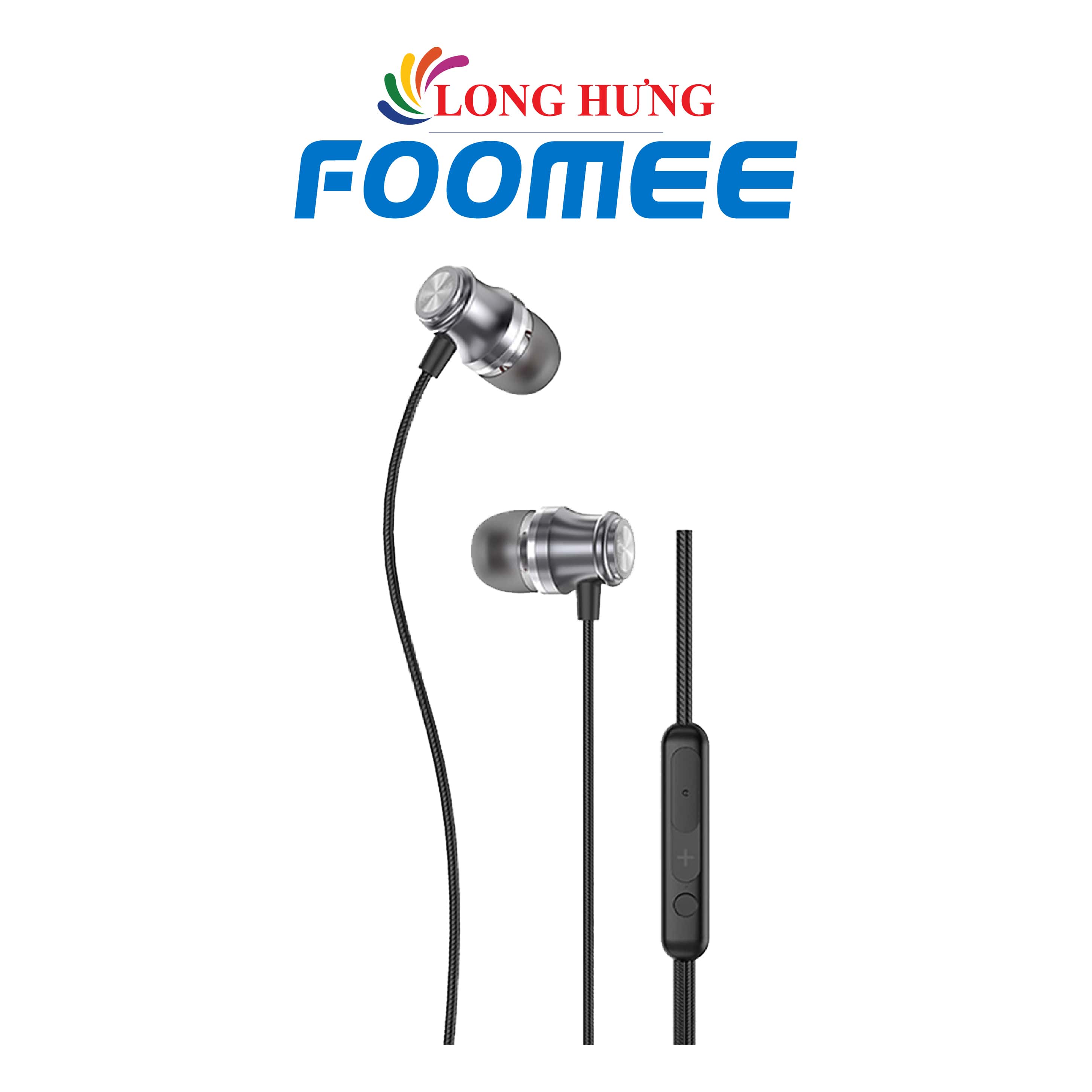 Tai nghe có dây In-ear Foomee QA46 - Hàng chính hãng