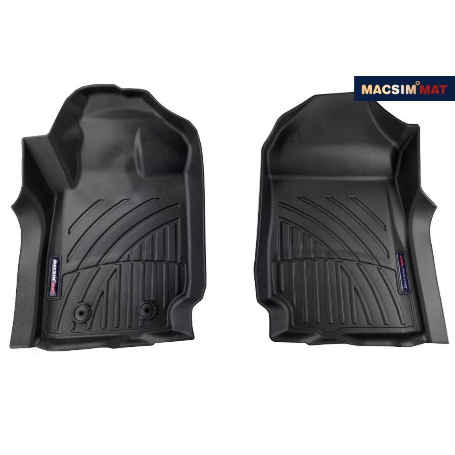 Thảm lót sàn xe ô tô Mazda BT50 2016 - 2019 Nhãn hiệu Macsim chất liệu nhựa TPV cao cấp màu đen