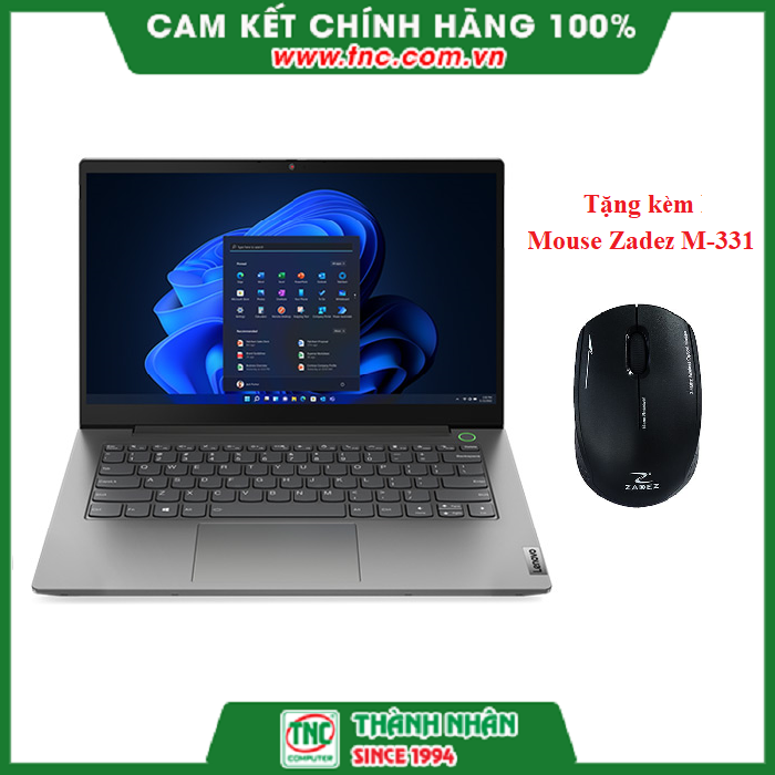 Laptop Lenovo ThinkBook 14 G4 IAP 21DH00BBVN (Xám) (Tặng kèm chuột Zadez M-331) - Hàng chính hãng