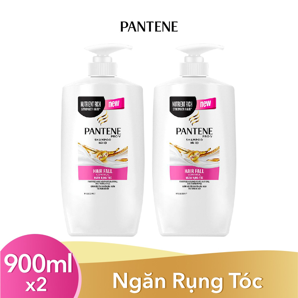 Combo 2 Dầu Gội PANTENE Ngăn Rụng Tóc 900g/900ml