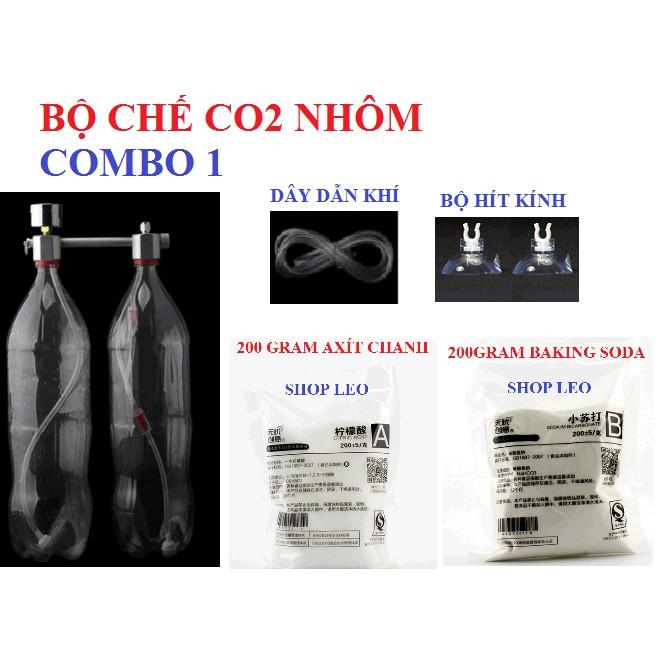 BỘ CHẾ CO2 NẮP NHÔM - BỘ CHẾ CO2 THẾ HỆ MỚI