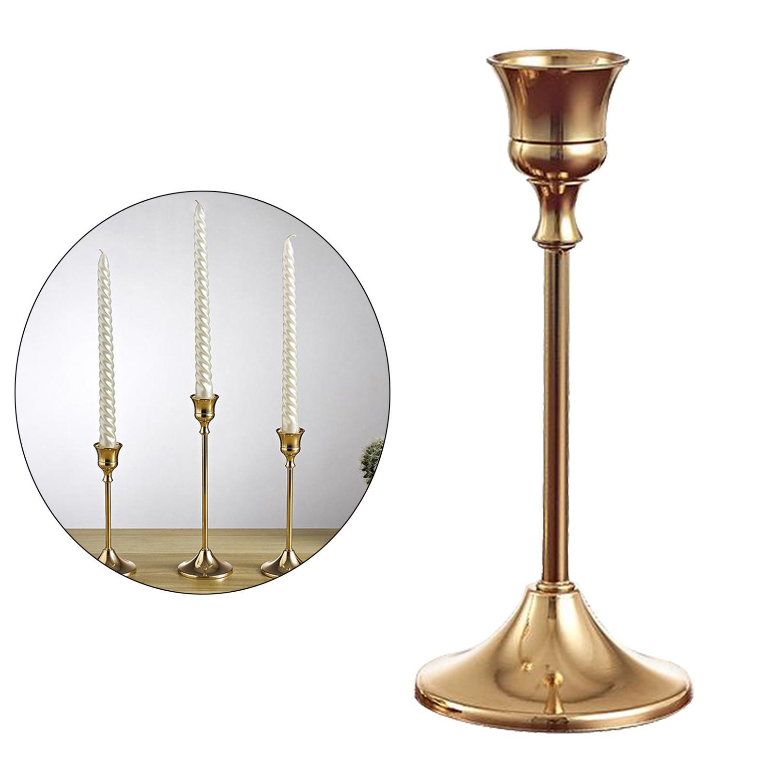 Metal Candle Stick Holders Stand for Wedding Party Home Office Decor S