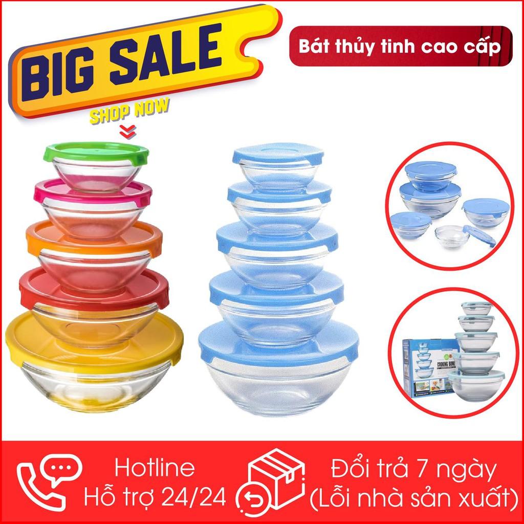 Bộ 5 bát thủy tinh đựng thực phẩm Cooking Bowl