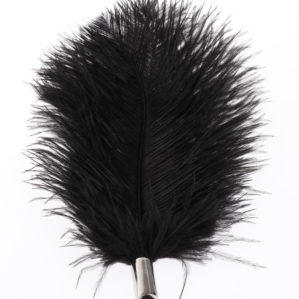 Faux Feather    Adults Toy Satin Eye  Blindfold Kit