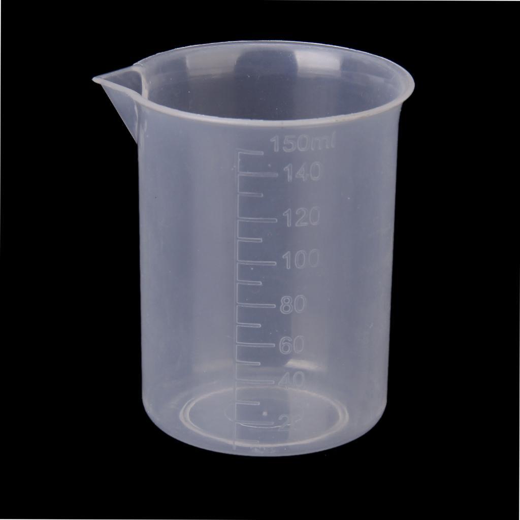 6 Pieces of Transparent Measuring Cup Measuring Cup for Kitchen Laboratory Tool