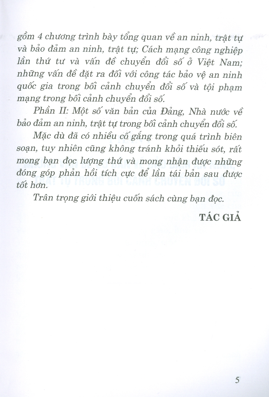 Bảo Vệ An Ninh, Trật Tự Ở Việt Nam Trong Bối Cảnh Chuyển Đổi Số