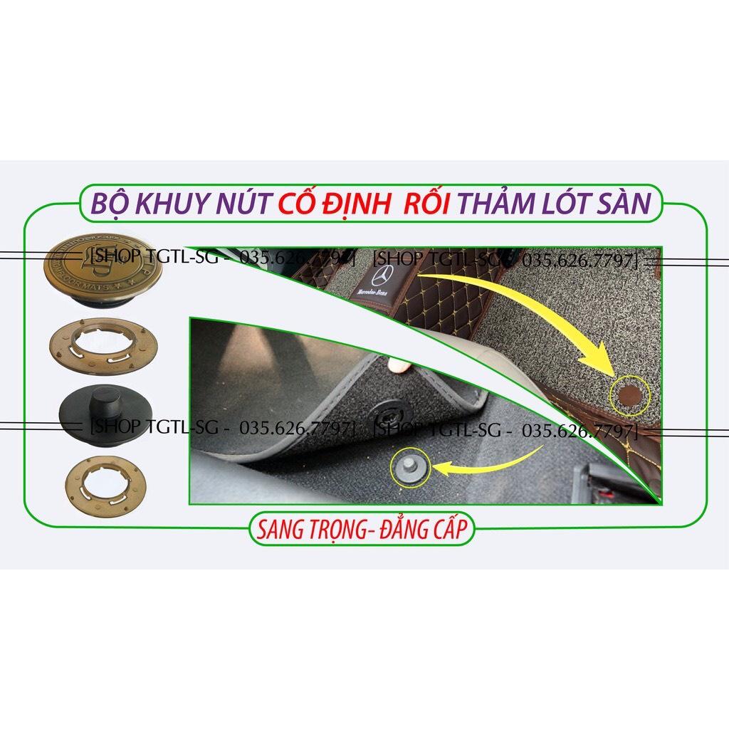 Khuy nút cố định thảm lót sàn ô tô 5D 6D loại vip dành cho xe hơi 5,7 chỗ 4 miếng giữ rối không bị xô lệch khi di chuyển
