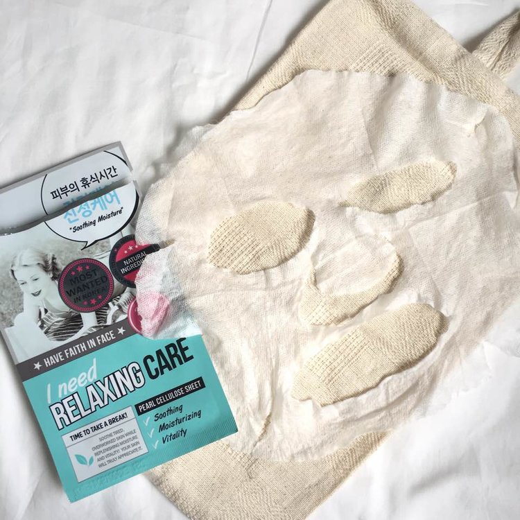 Mặt Nạ Cấp Ẩm, Làm Dịu Da FAITH IN FACE I NEED RELAXING CARE MASK - HSD: 24/02/2022