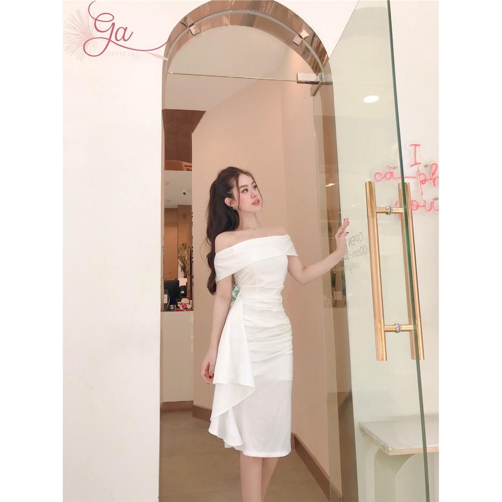 Đầm dự tiệc trễ vai ôm body bèo hông sang trọng Mylan Dress