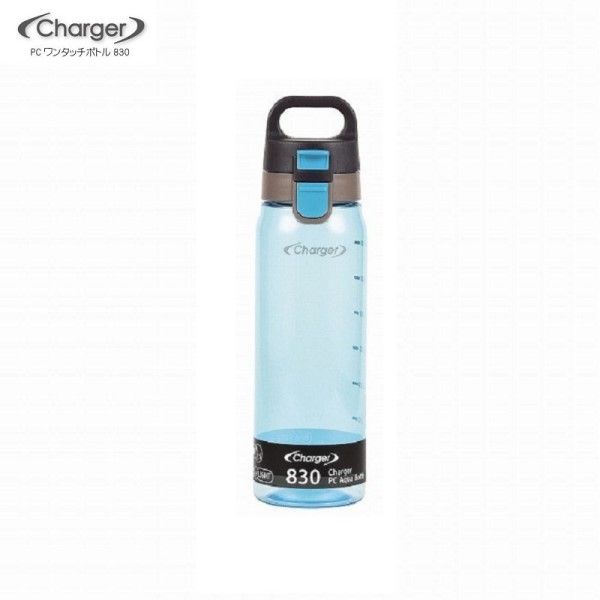 Set 02 bình nước Charger 830ml, làm từ nhựa cao cấp không chứa BPA, thân thiện với môi trường và vô hại đối với sức khỏe người sử dụng - nội địa Nhật Bản 