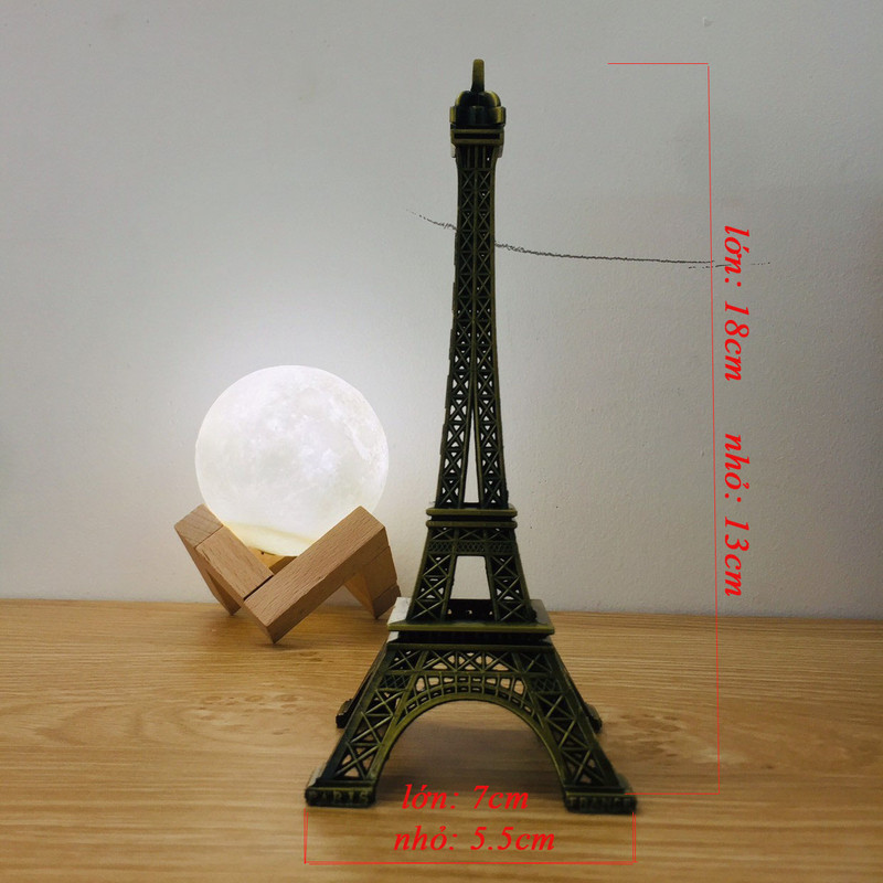 Mô hình tháp Eiffel hợp kim trang trí đẳng cấp, sang trọng - SIZE LỚN CAO 25CM VÀ CAO  32CM