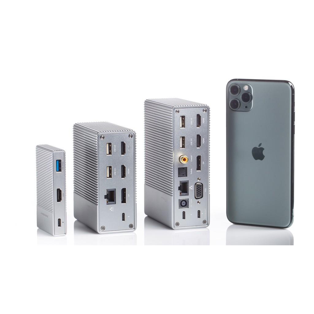CỔNG CHUYỂN HYPERDRIVE GEN2 18-IN-1 FOR MACBOOK, IPAD PRO 2018-2020, PC; DEVICES - Hàng Chính Hãng