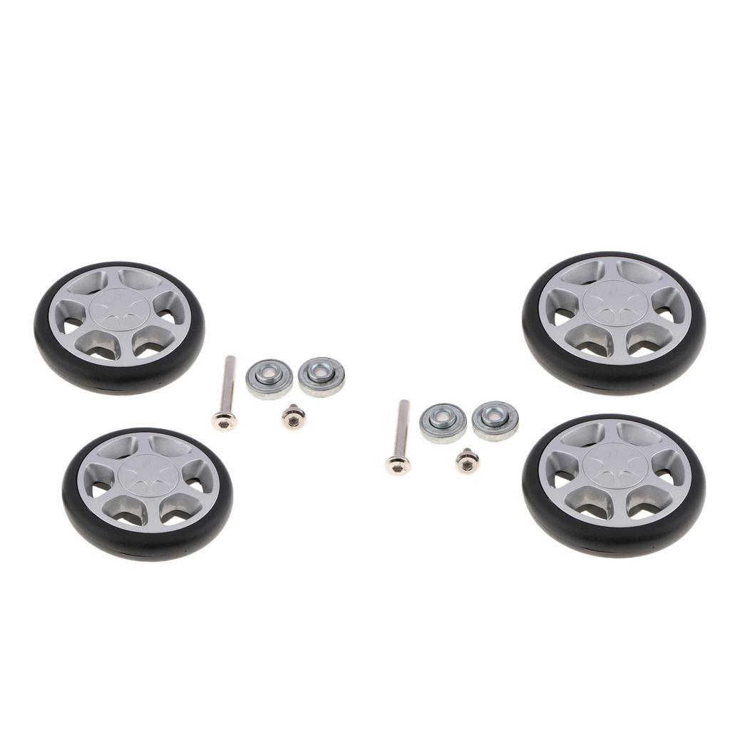 4 Sets Luggage Wheels Replacement Suitcase Trolley Case DIY Casters 8218A-A