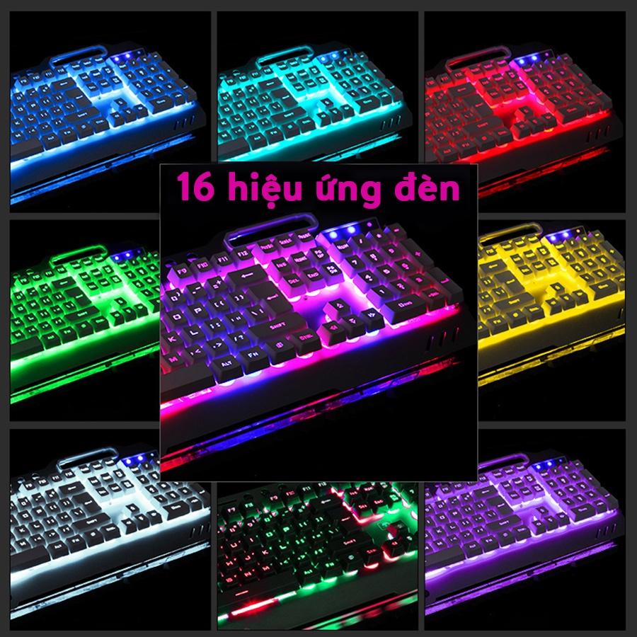 Bàn phím giả cơ Gaming Coputa Bàn phím máy tính laptop chơi game cao cấp K618 Full LED RGB