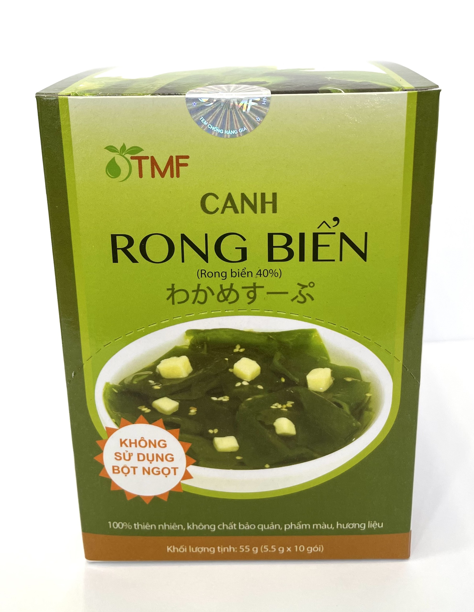 Canh rong biển ăn liền đậu hũ hộp 10 gói nấu canh cho bé TÂM MINH FOODS