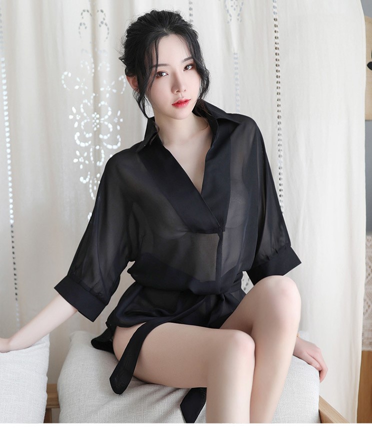 Đầm ngủ sơ mi xuyên thấu gợi cảm TK1897