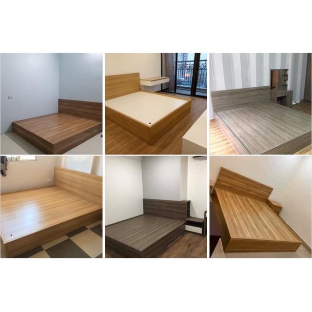 Giường ngủ gỗ công nghiệp MDF 1m8x2m (Lim)