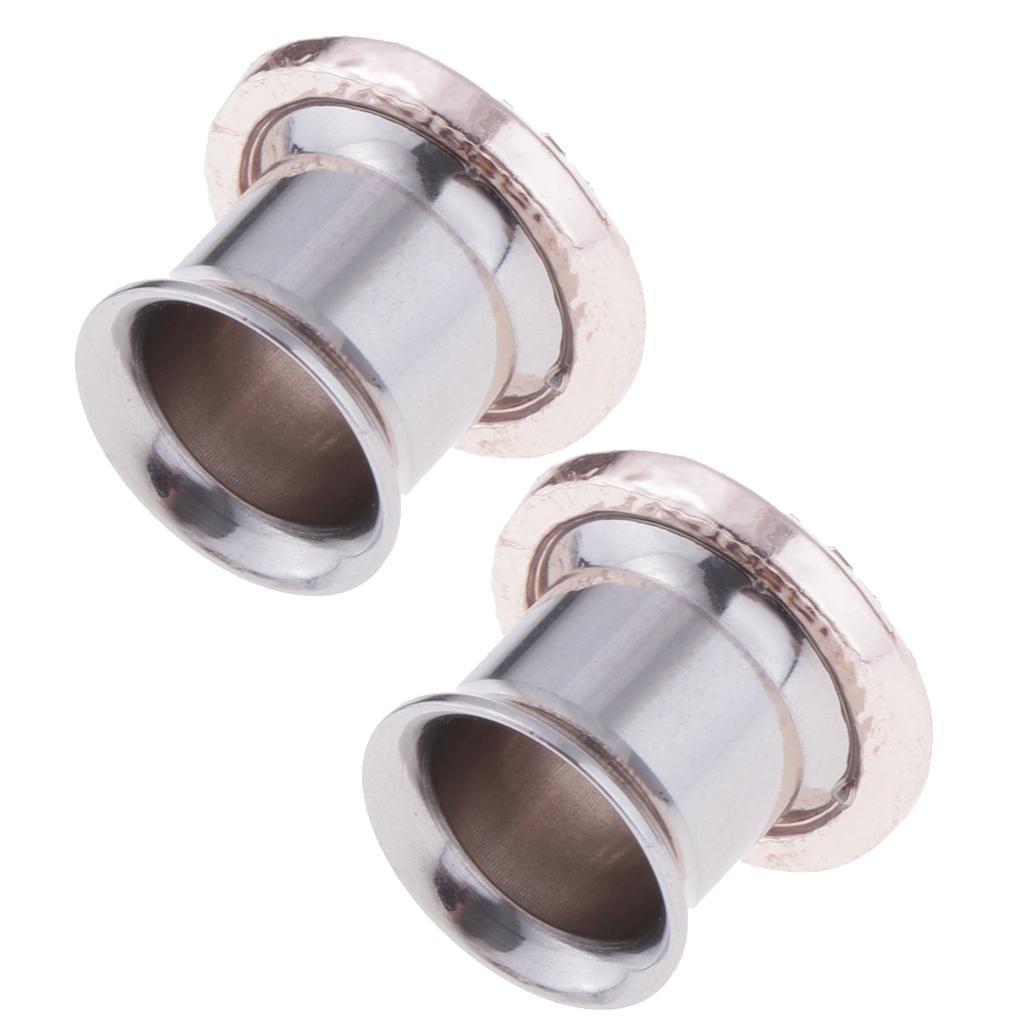 Stainless Piercing Round Ear Expanders Rose Gold Ear Piercing Jewelry