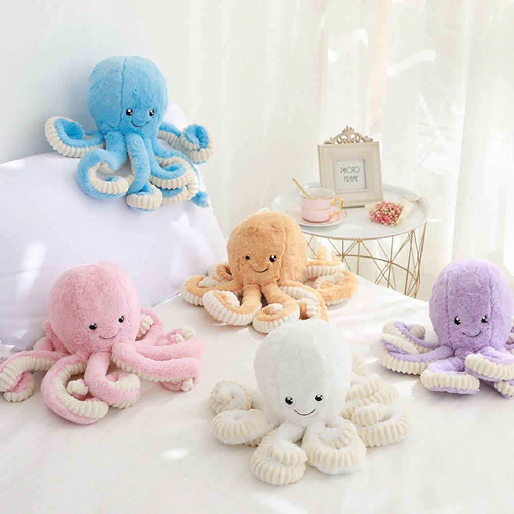 Mới Bạch Tuộc Bé Trang Trí Phòng Búp Bê Đạo Cụ Chụp Ảnh Hoạt Hình Hình Trang Trí Phòng Bé Gối Đệm Trẻ Em Quà Tặng