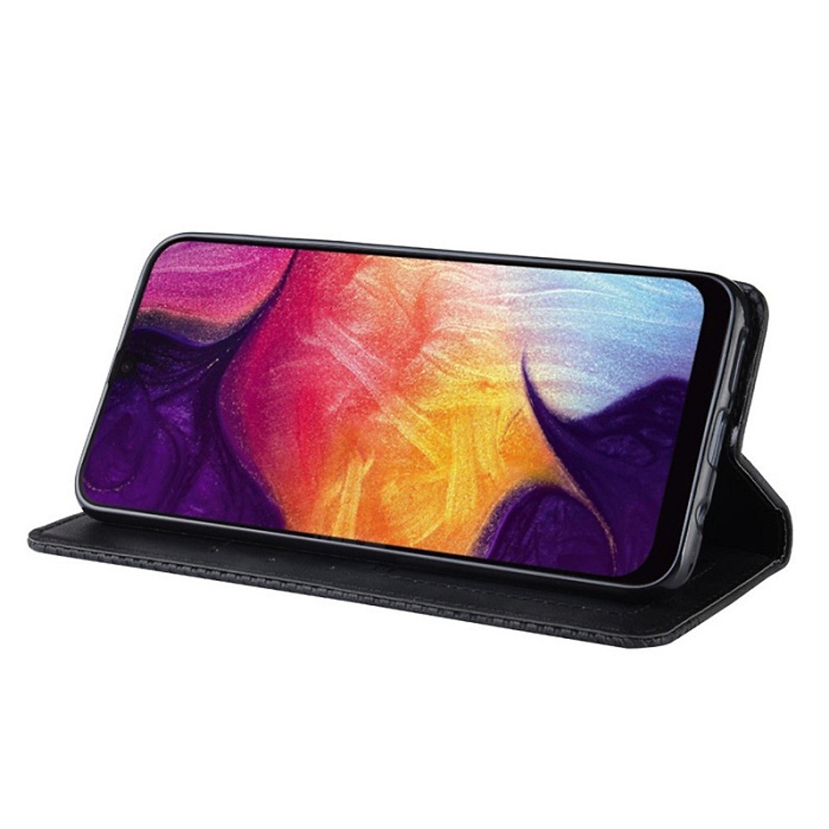 Bao da dạng ví Cao cấp dành cho Samsung Galaxy A30s Luxury Leather