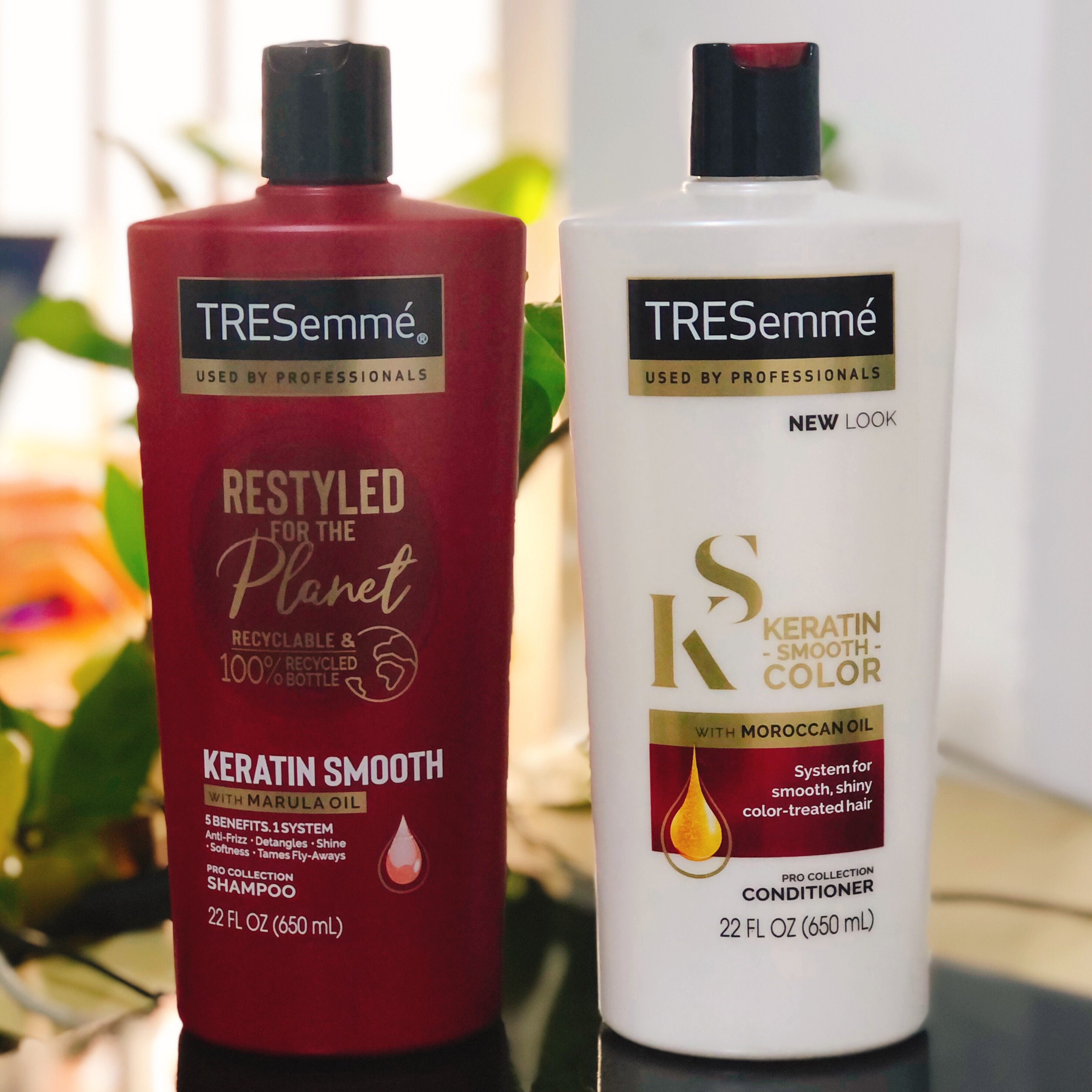 Bộ dầu gội xả Tresemme Keratin Smooth 650ml mẫu mới