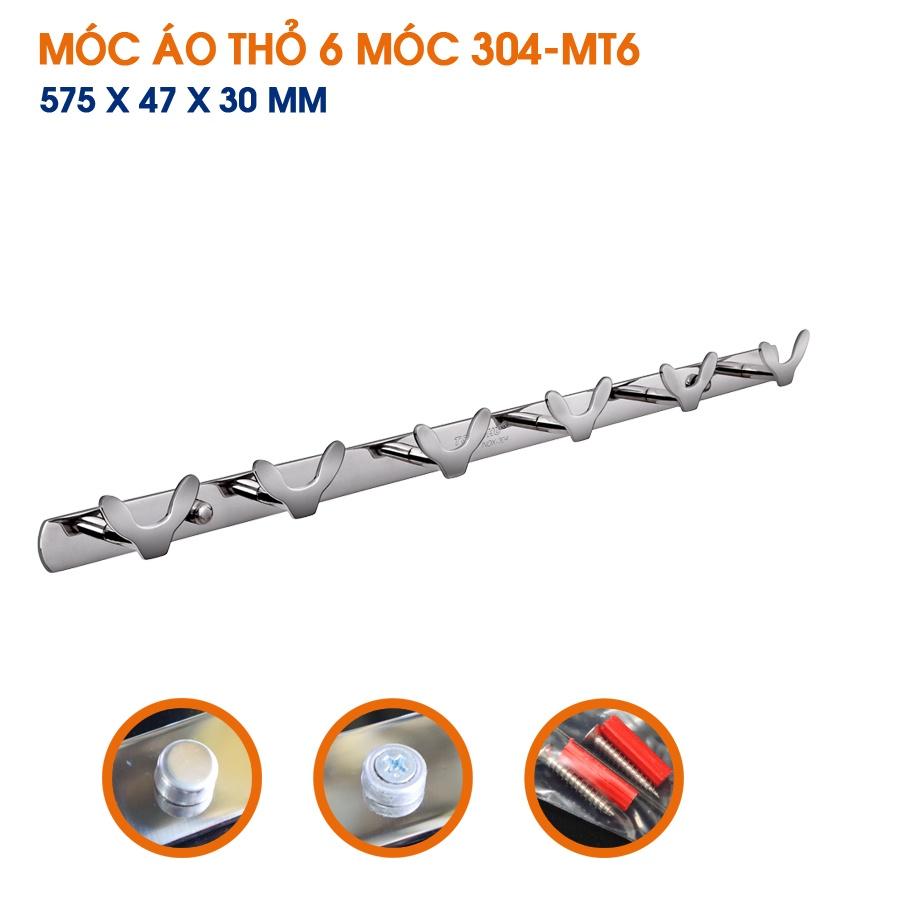 Móc áo TOVASHU thỏ 4 móc, 5 móc, 6 móc inox 304