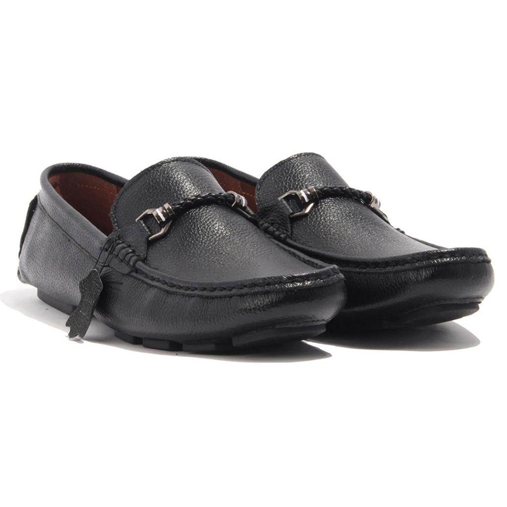 Giày Lười Nam Banuli Nappa Cow Leather Shoes - Moccasin Loafers C6ML2 (Da Bò Nappa Mềm Dẻo, Đế Siêu Nhẹ, Chống Trượt, Bảo Hành Trọn Đời)