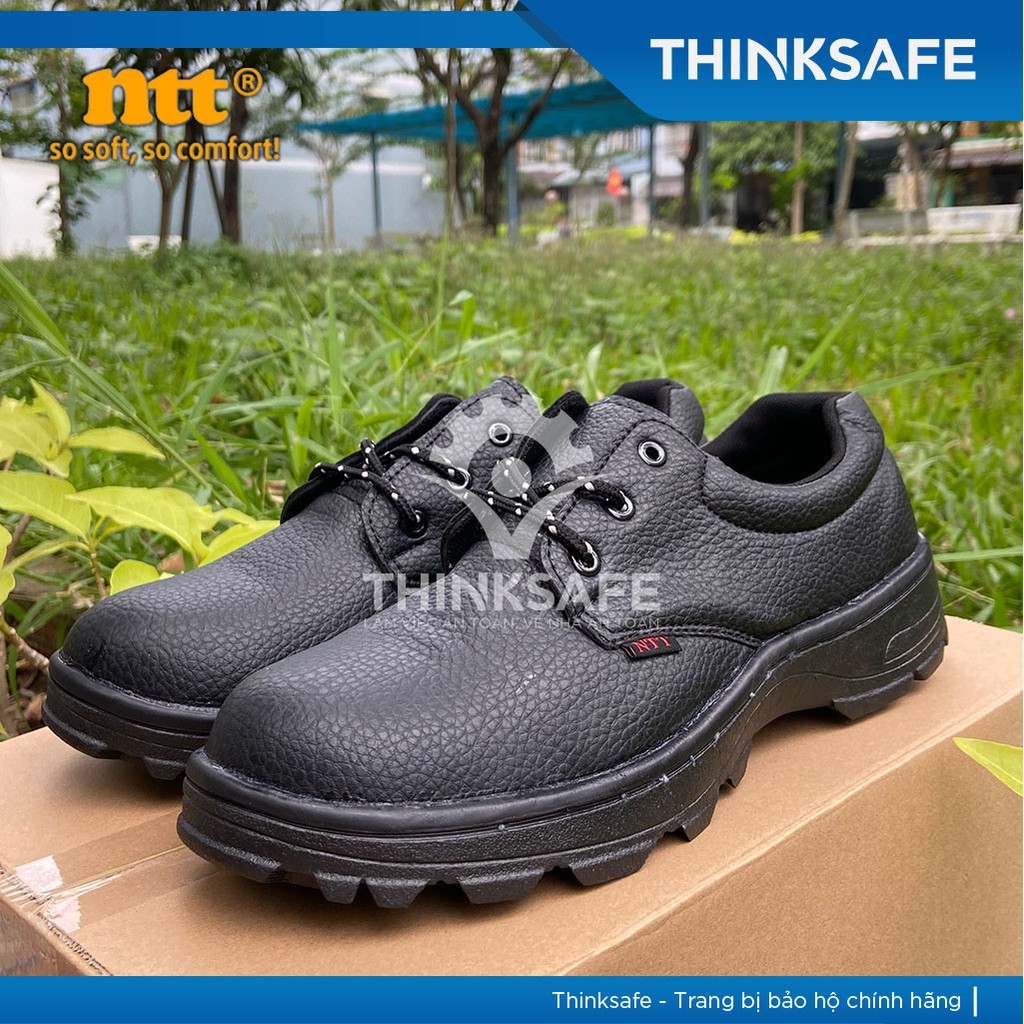 Giày bảo hộ lao động nam Thinksafe - Giày NTT chống nước, chống đinh, va đập, trơn trượt, giày công trình, công trường nhà máy, giày bảo hộ cổ thấp giá rẻ