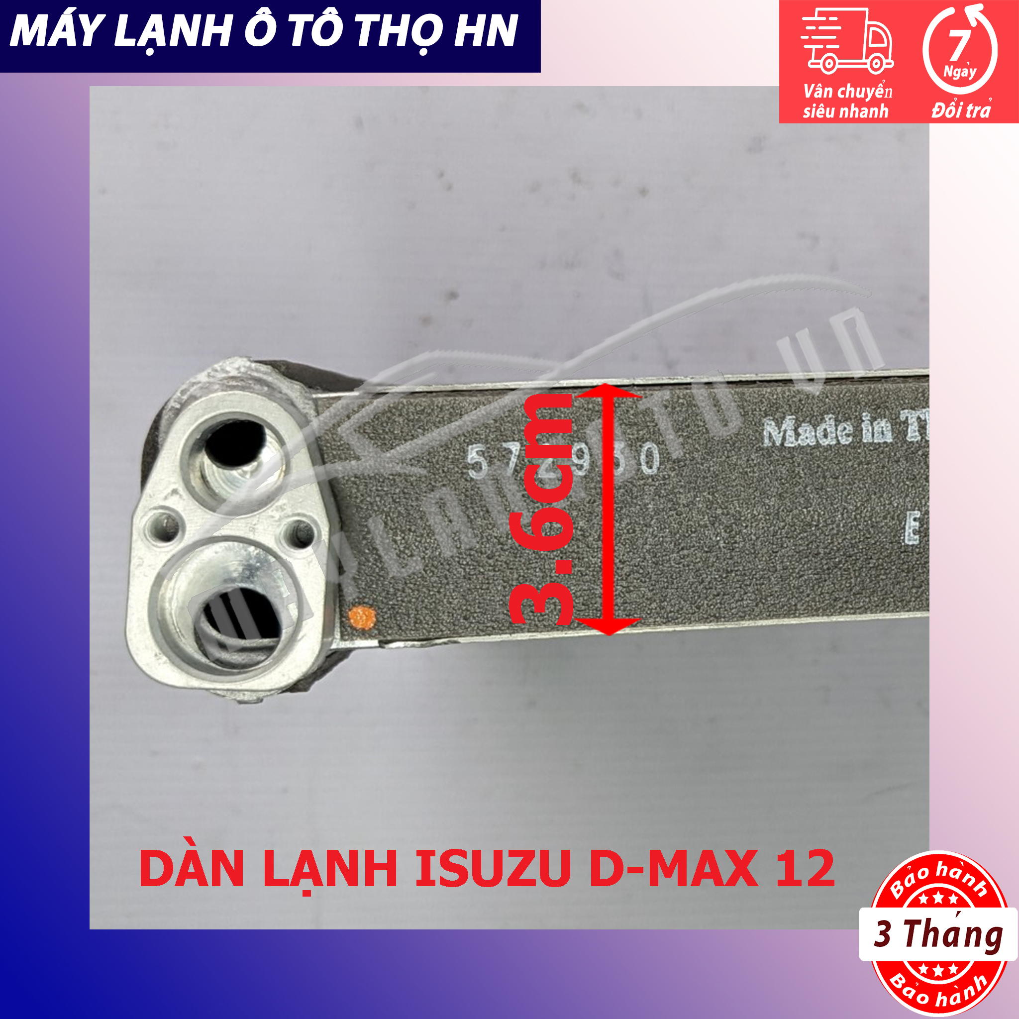 Dàn (giàn) lạnh Isuzu Dmax ( D-max) 2012 Hàng xịn Thái Lan (hàng chính hãng được nhập khẩu trực tiếp)