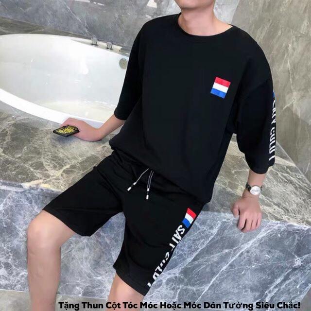 Sét Đồ Bộ Thể Thao Unisex In Hàng Thun Mát Xịn
