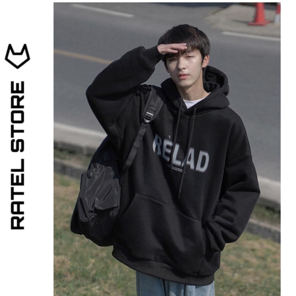 Áo Hoodie Nỉ Bông Nam Nữ RELAD Ulzzang Unisex Form Rộng