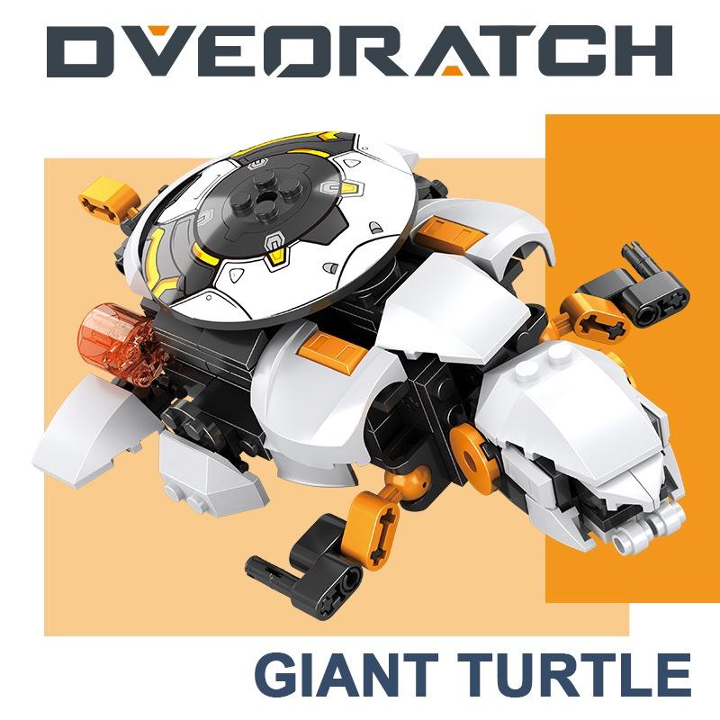 (227 pcs)Bộ Đồ chơi lắp ráp kiểu Lego Overwatch Robot Hamster Wrecking Ball model 50029