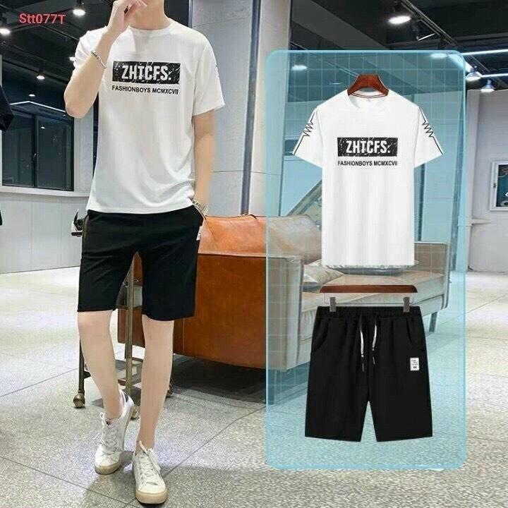 SET BỘ THUN HÈ THỂ THAO NAM CỰC CHẤT