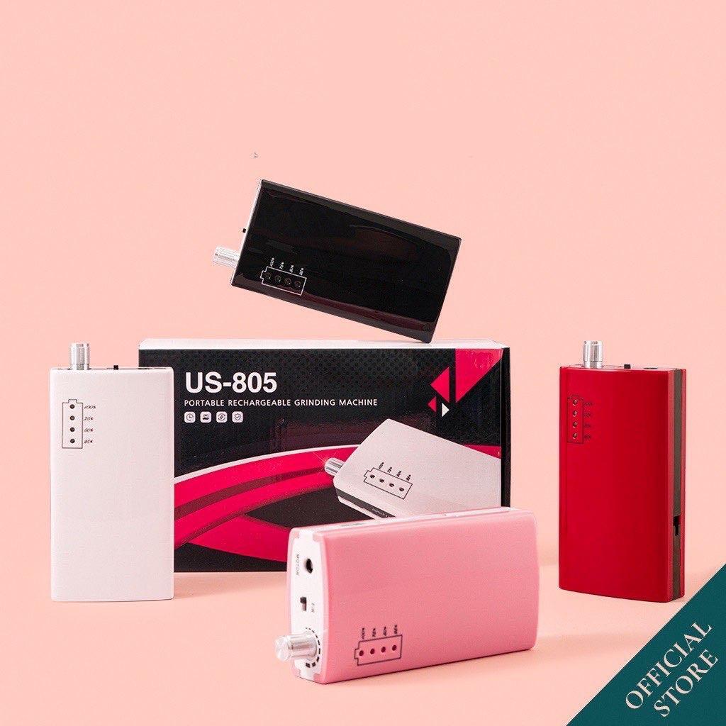 Máy Mài Móng Tích Điện US805, 30,000 Vòng/Phút, Làm Nail Chuyên Nghiệp, Pin 6 Giờ, Bảo Hành 6 Tháng, Chạy Êm Tay