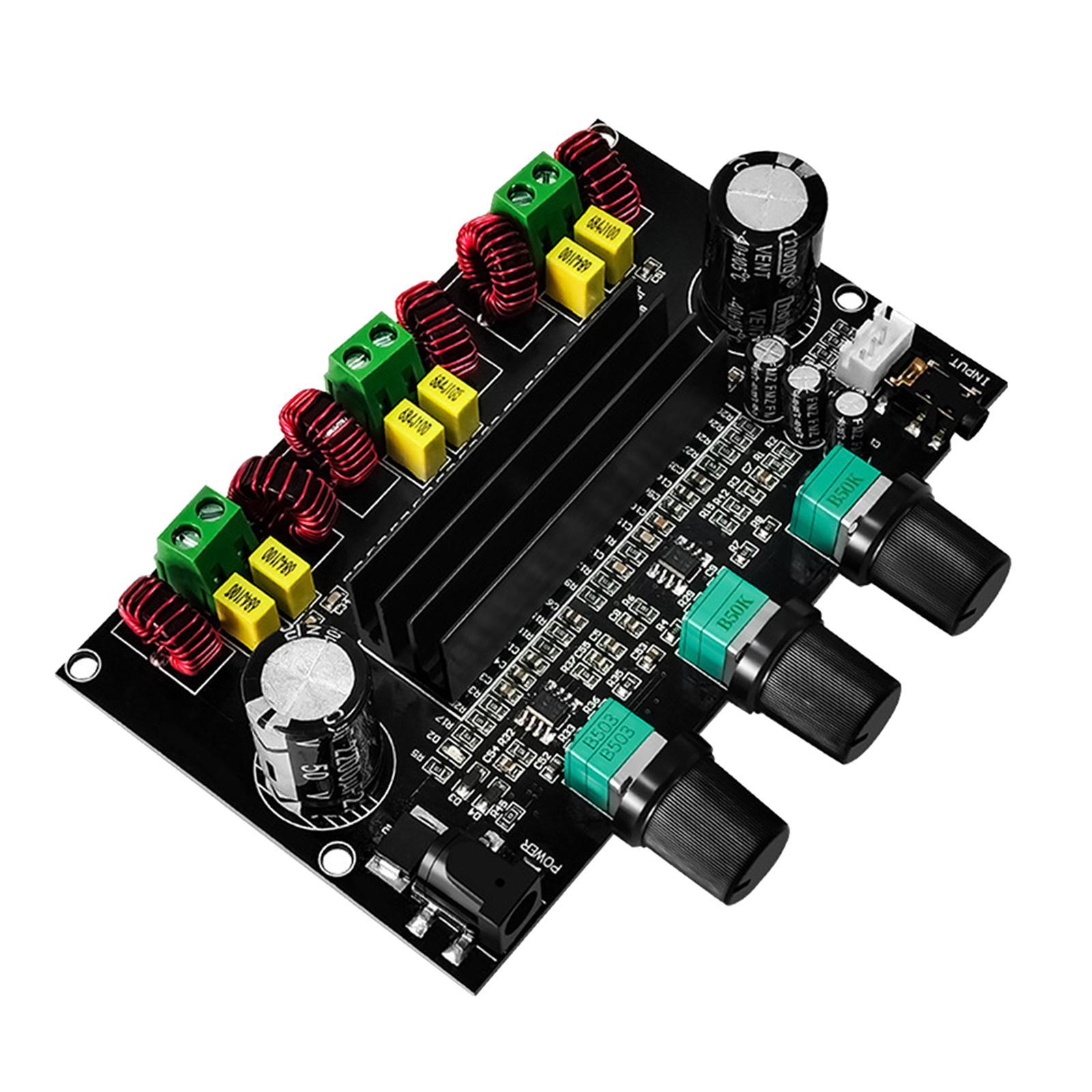 Audio Amplifier Board 80W*2+100W 2.1 Channels Amp Module, Digital Power Audio Amplifier Board for Car Speakers