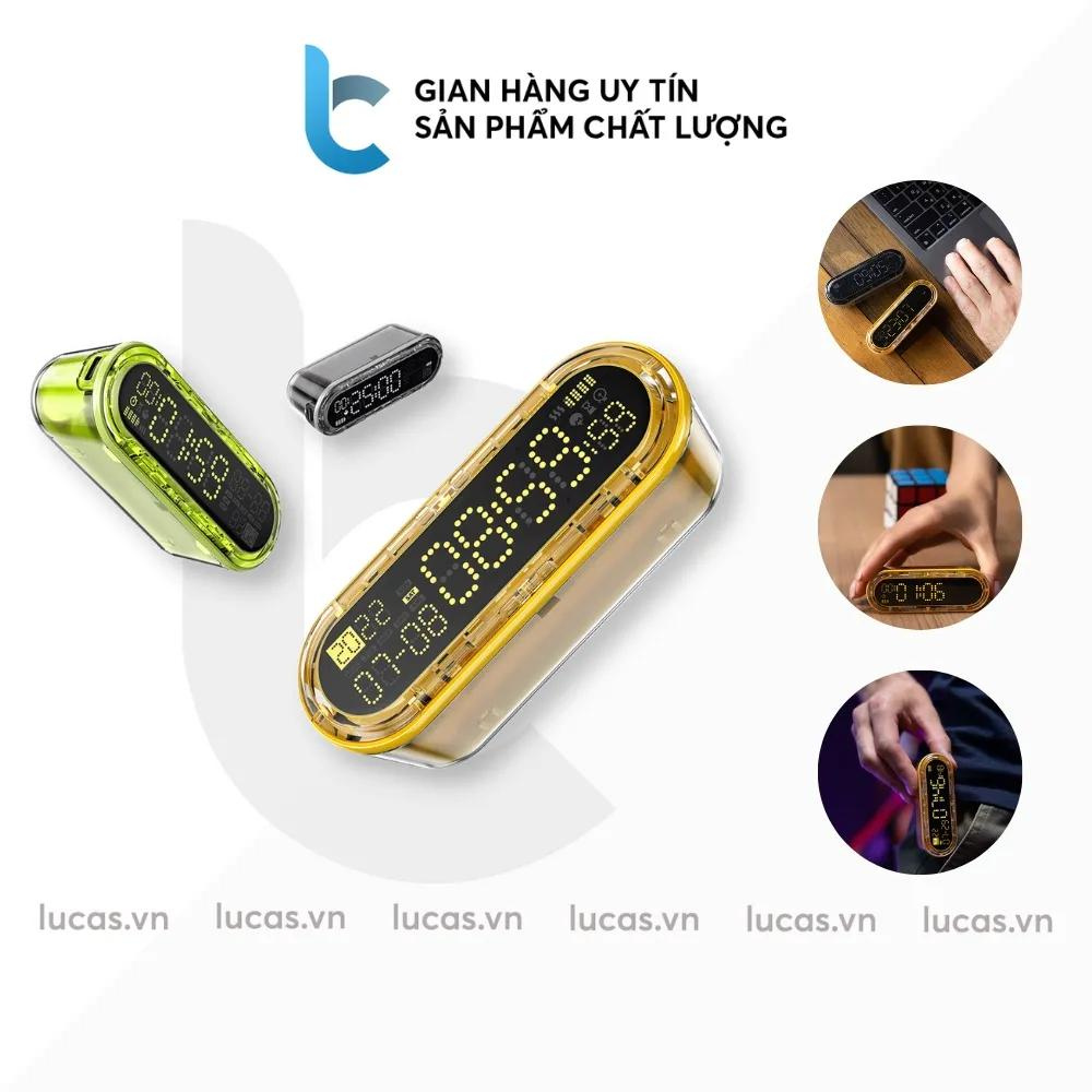 Pin/ Sạc Dự Phòng Kiêm Đồng Hồ Shargeek Capsule Gravity 5000mAh - Hàng Chính Hãng