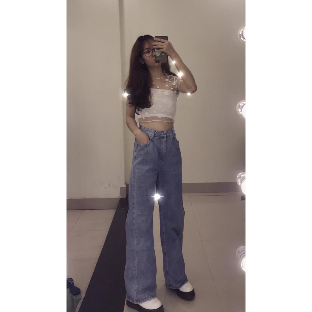 Quần Jean - cạp cao ống xuông dành cho nữ thắt eo 2 bên siêu hot, siêu đẹp️️️
