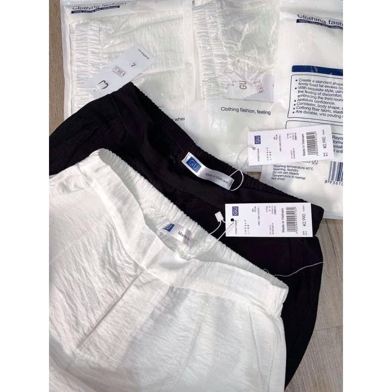 Quần nữ ống rộng chất đũi thời trang