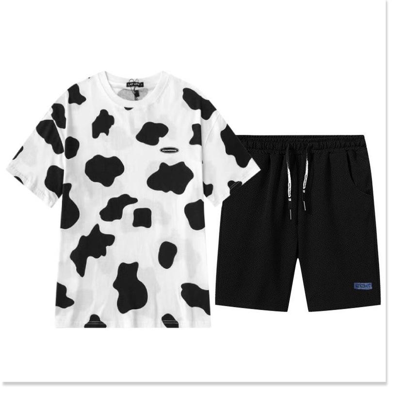 SET BỘ ĐỒ THUN COTTON HOA TIẾT MƠI LẠ CỰC ĐẸP , PHONG CÁCH , MÙA HÈ 2021 KME FASHION