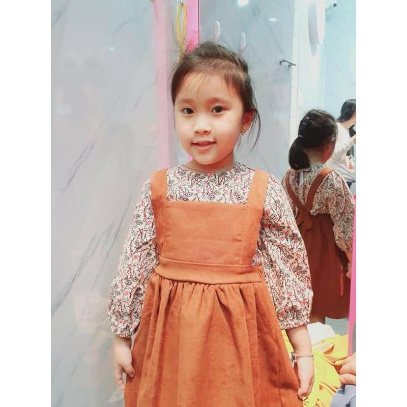 Set yếm dễ thương cho bé gái