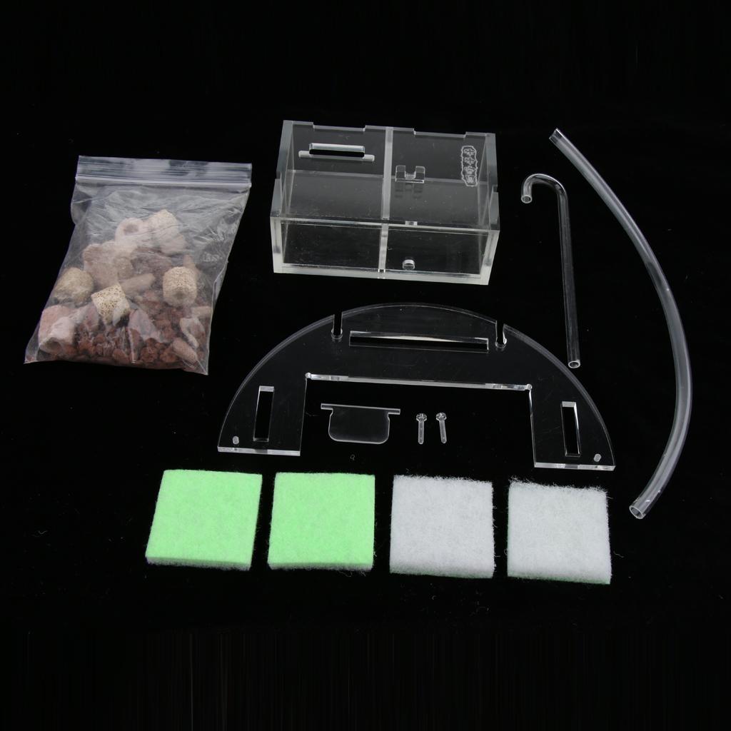Fish Tank External Filter Box Aquarium Increase Oxygen Water Filter