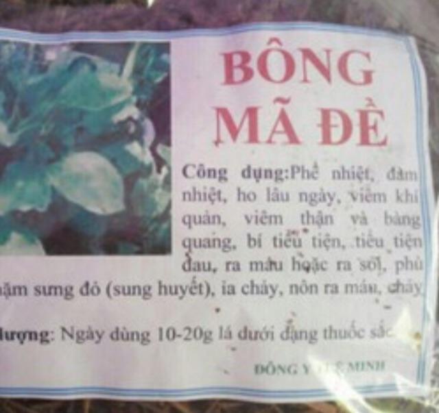 1kg Cây bông mã đề tươi