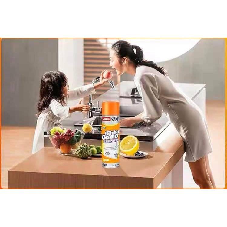 Chai xịt bếp đa năng siêu sạch, bình xịt bếp Kitchen Cleaner, tẩy bếp kitchen, tẩy đa năng chai 500ml